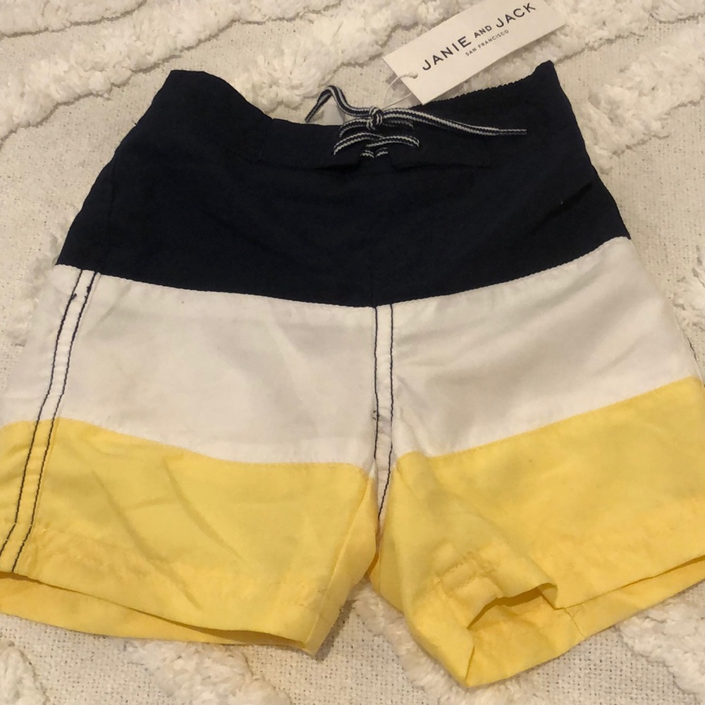 Brand New Janie and Jack board swim shorts